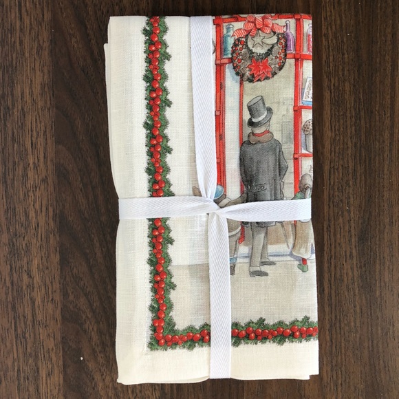 Williams Sonoma Town Square Napkins, Set of 4 - Picture 4 of 7